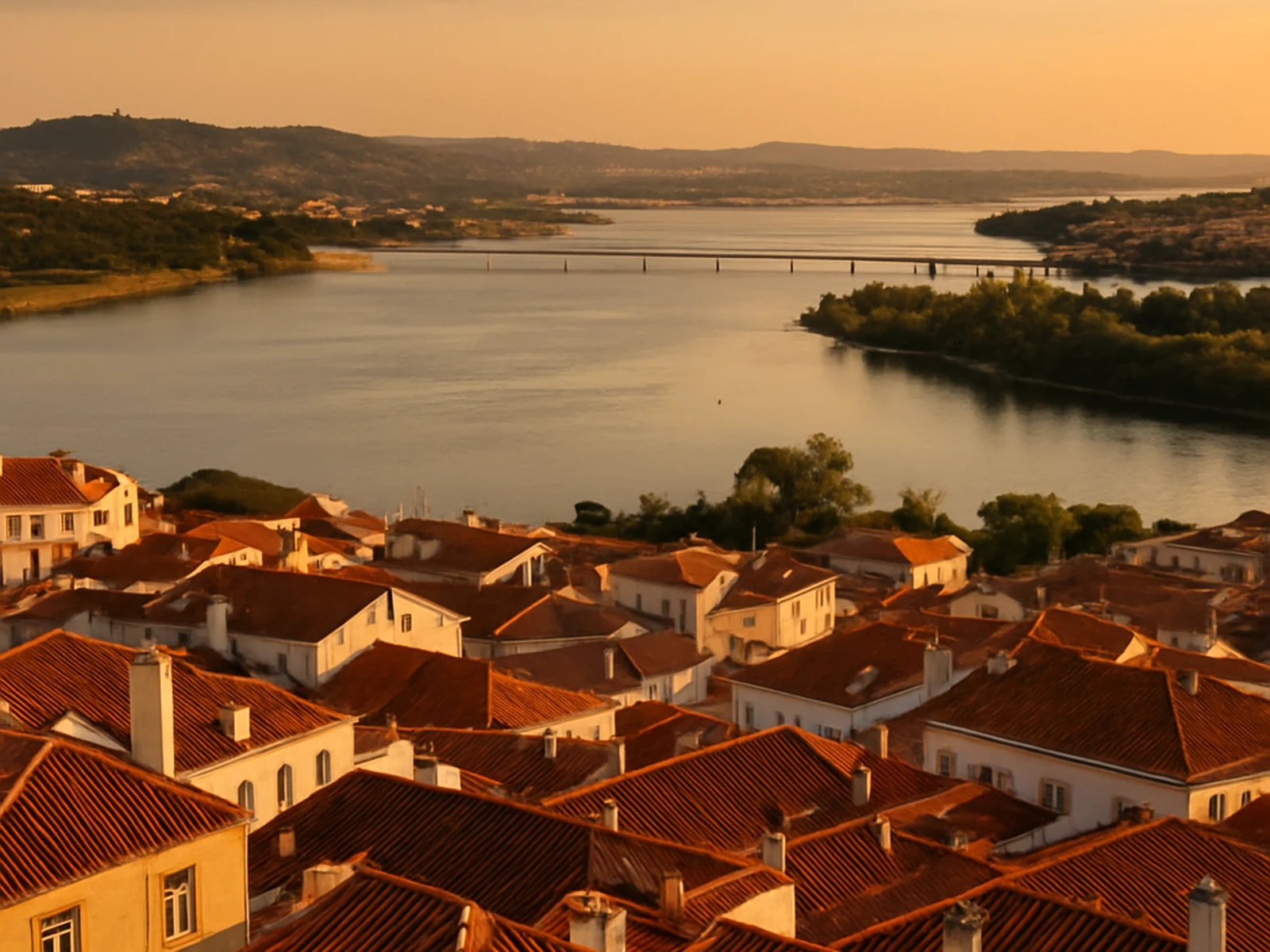 Setubal Portugal Sadao estuary